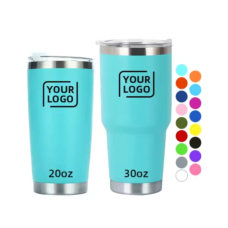 20oz 30oz dvojna stena izolirana potovalna kavna skodelica