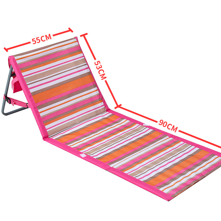 Lahek zložljiv stol za prosti čas na plaži, naslonjalo za ribolov