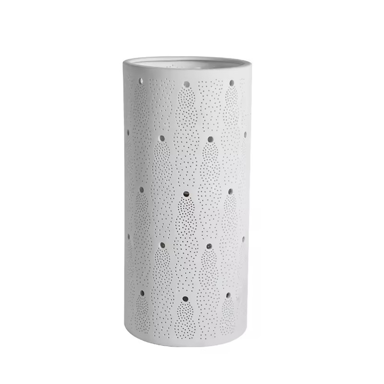 Visokokakovostna cilindrična namizna svetilka Ceramic Factory po meri