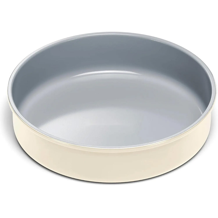 Prevlečni krog ponev nonstick iz nerjavečega jekla okrogle torte