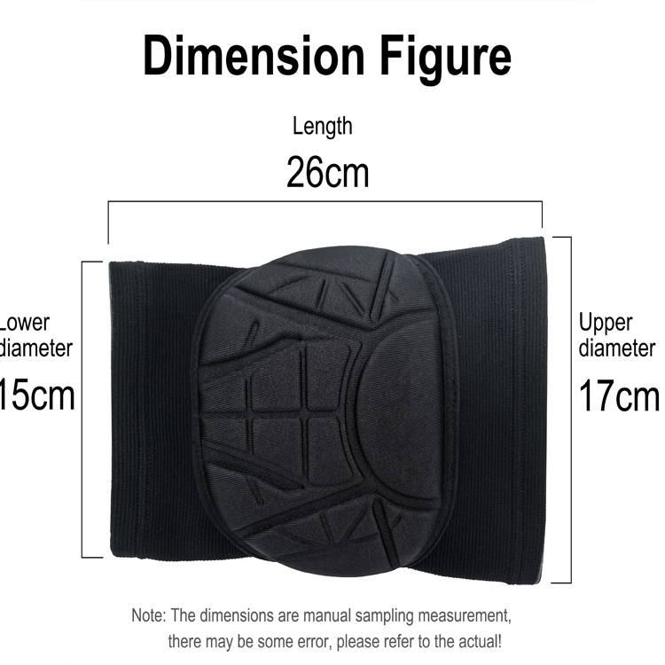 Ščitniki za kolena z debelim gobastim logotipom po meri