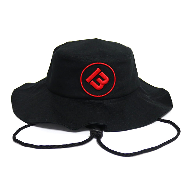 Factory Direct UV zaščita Hat Wide Border Windbreak Rope