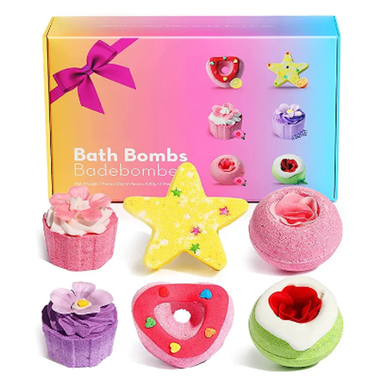 Družinski hotel kopalnica barvita piškota luštna fizzy Bath Bomb