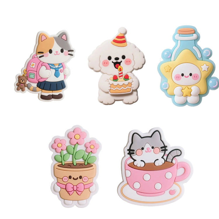 Spominki za dekoracijo doma po meri oblikovani PVC magnet za hladilnik