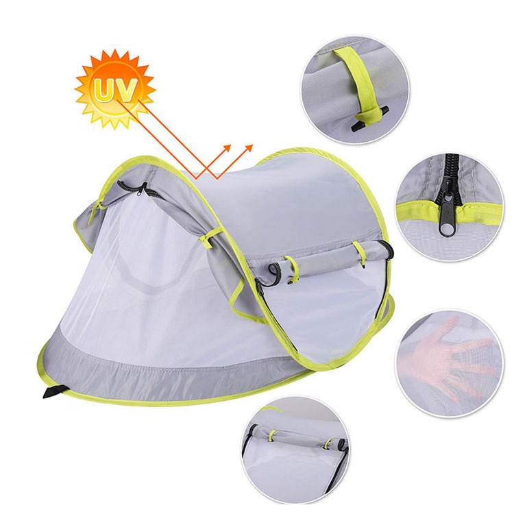 Lahek enoslojni vodoodporen poliestrski pop-up šotor