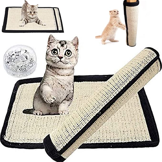 Naravna tla za praskanje preprog Sisal Cat Scratch Mat