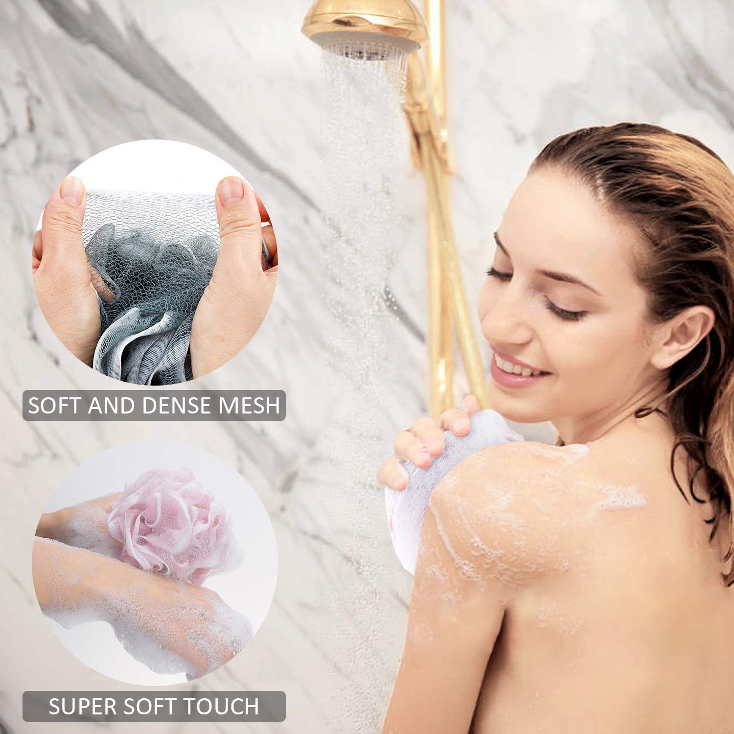 Gobica za prhanje Perfect Mesh Body Scruber