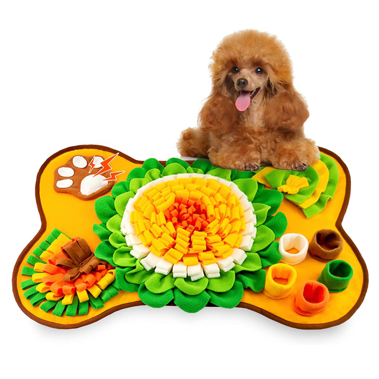 Pet Puzzle Igrača Slow Feeder Training Dog Snuffle Mat