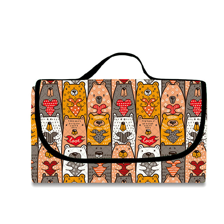 Preproga za piknik, prenosna podloga za piknik za kampiranje na prostem