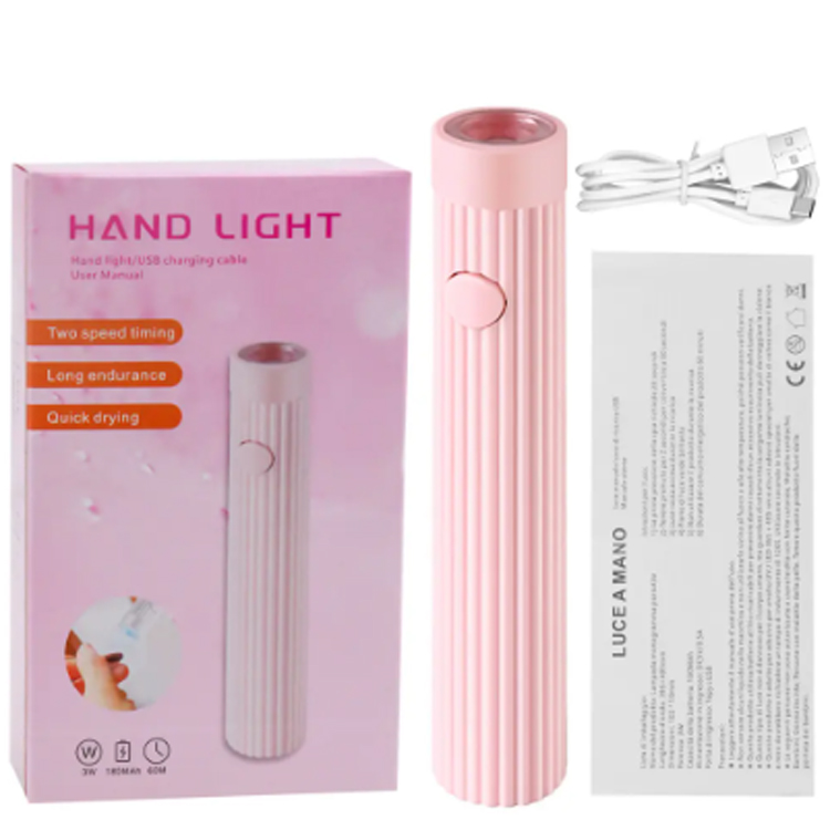 Prenosna mini uv LED nohta ročna besedna svetilka