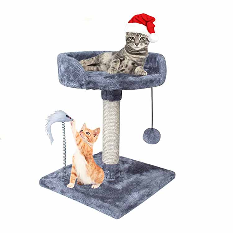 Sisal Climbing Scratcher Post Cat Activity Tree Tower