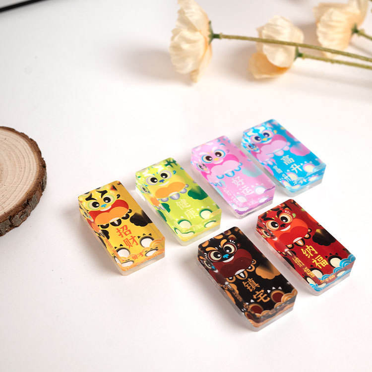 Mehka magnetna akrilna opečna magnetna nalepka za hladilnik