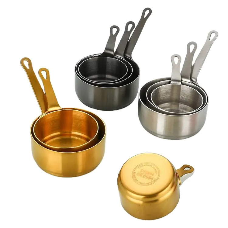 Nerjavno jeklo 304 kovinska omaka Mini 3pcs omaka skodelica