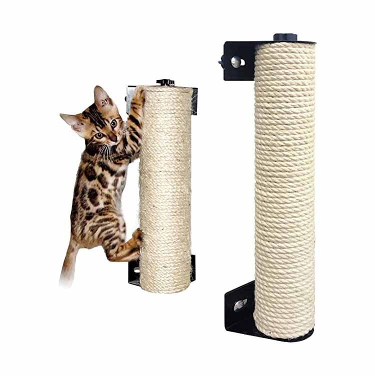 Stenski nosilec Sisal Scratching Post Cat Claw Climber